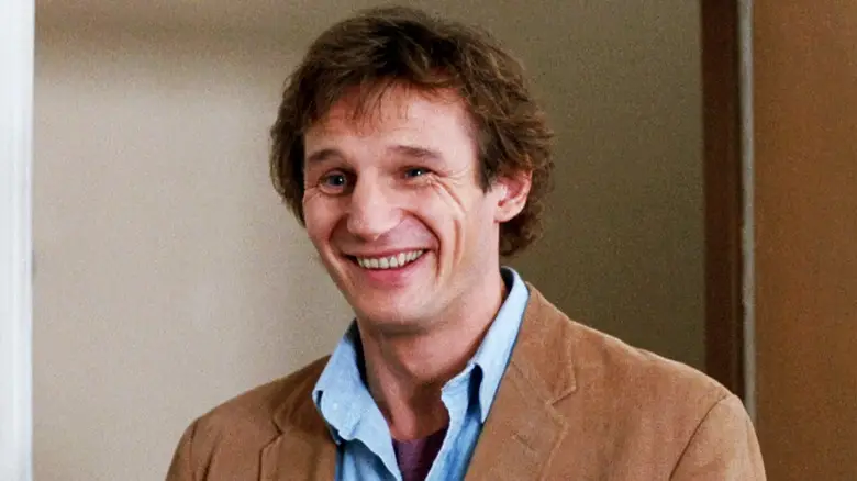 Liam Neeson's Leo Cutter smiling in The Good Mother