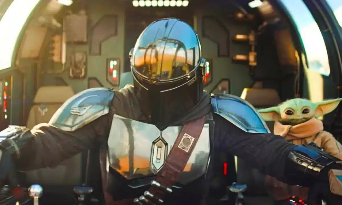 Mandaloriano Grogu Star Wars Disney Cinema