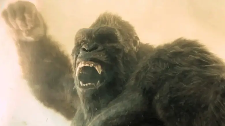 Kong winds up for the punch in Monarch: Legacy of Monsters