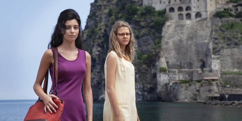 Lila and Elena, vacationing near Naples, in My Brilliant Friend.