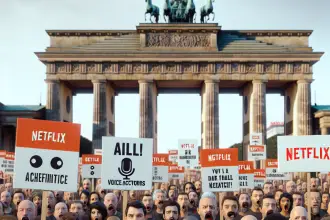 Netflix dubladores inteligência artificial boicote contratos