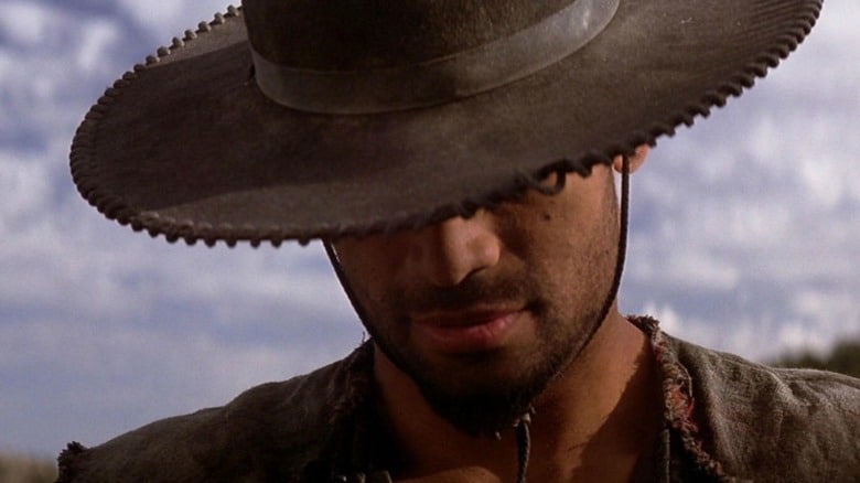 A close-up of Jesse Lee in "Posse"