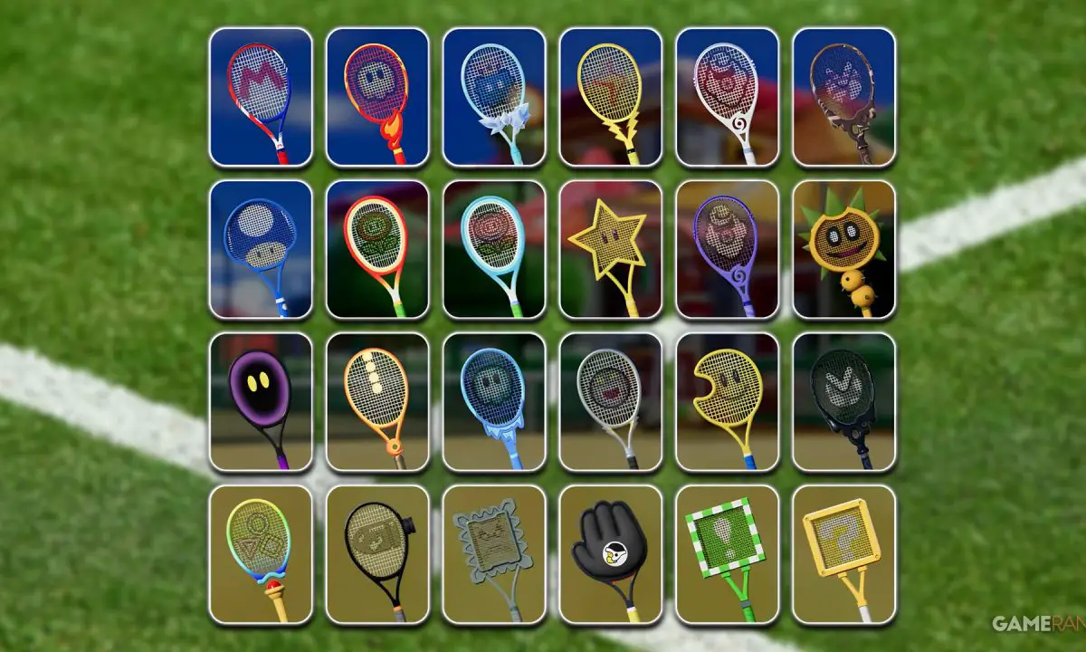 rackets Mario Tennis Fever