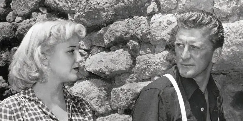 Kirk Douglas as Chuck Tatum & Jan Sterling as Lorraine Minosa in Ace in the Hole (1951)