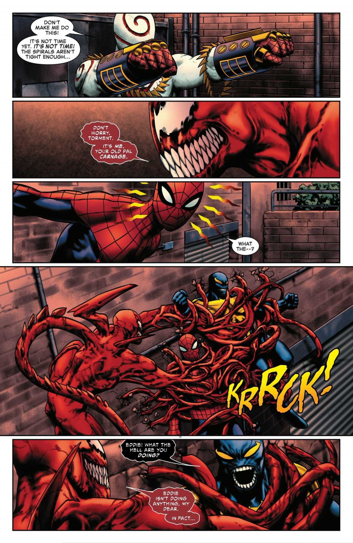 Carange Betrays Spider-Man & Venom in Amazing Spider-Man #24