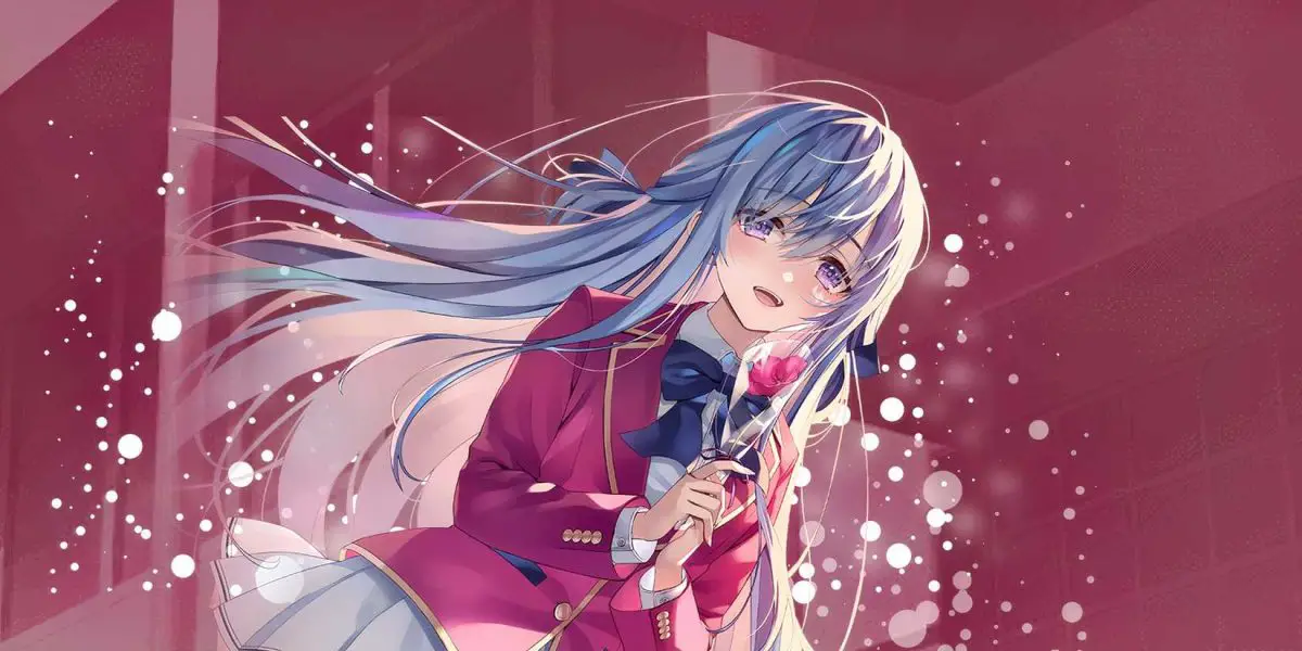 picture: horikita in classroom of the elite novel.
