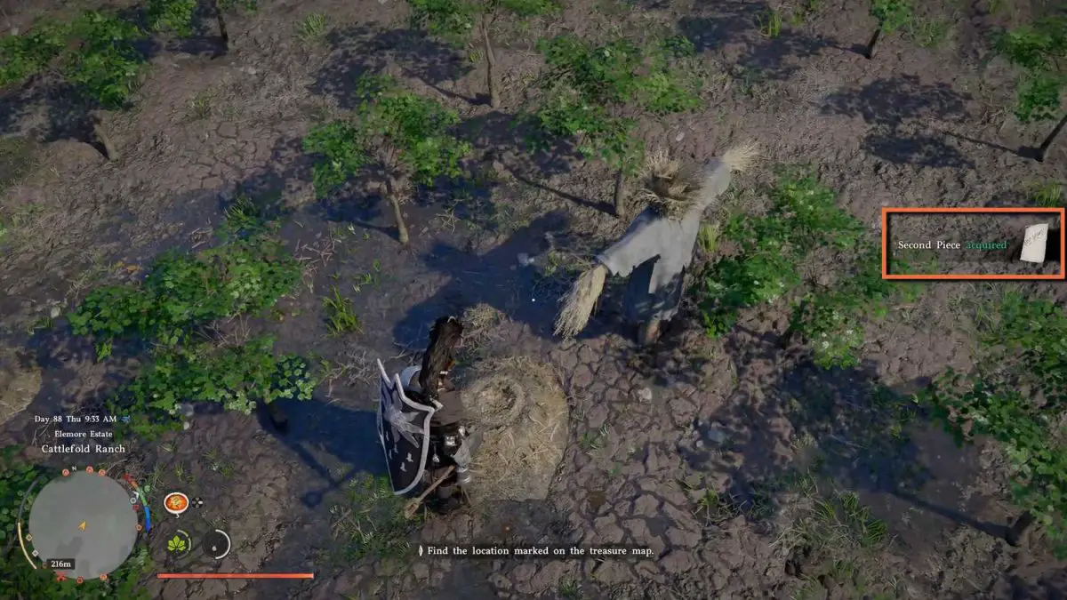 crimson-desert-buried-treasure-quest-farmhouse-shelves-find-examine-trace-from-ursula-journal - second piece acquired