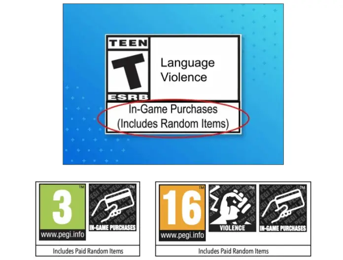 ESRB e PEGI adicionam descrição para jogos com Loot Boxes