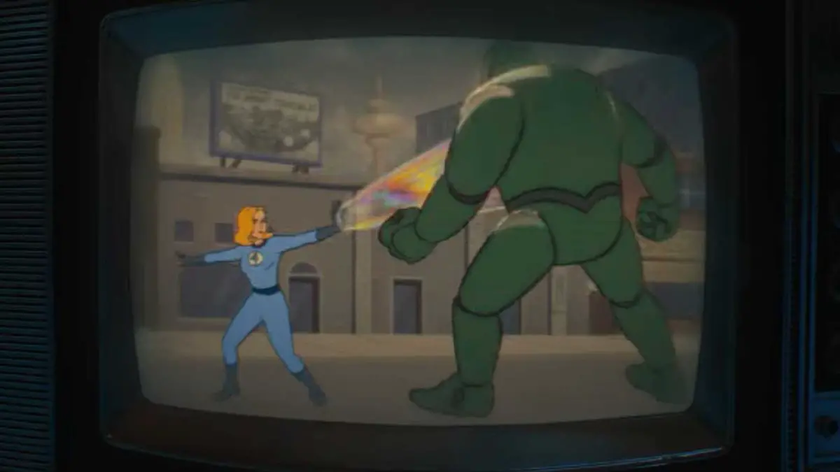 FANTASTIC FOUR END CREDITS CARTOON, INCLUDING SUPER ADAPTOID