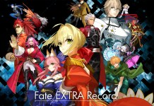FateEXTRA Record website screenshot