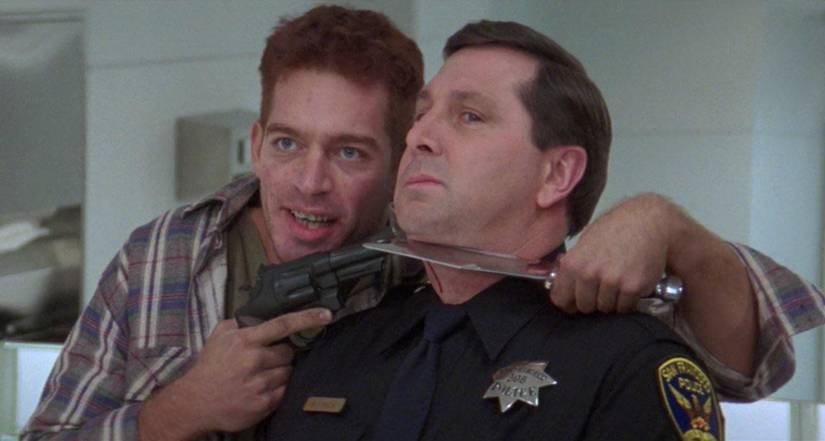 Harry Connick Jr taking a cop hostage in Copycat