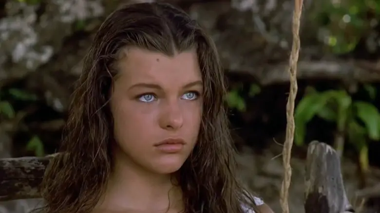 Lilli looking forlorn in Return to the Blue Lagoon