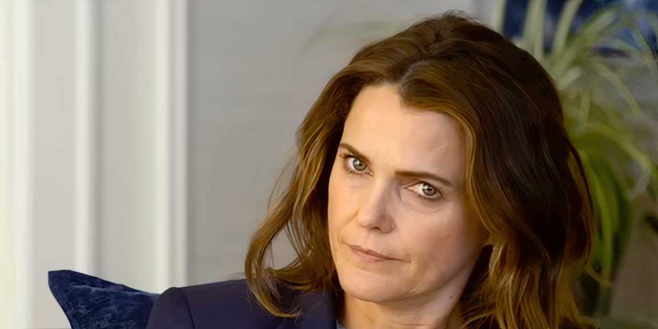 Kate with her head tilted to the side in The Diplomat season 3 trailer