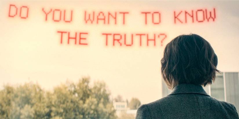 A new message appears on the dome, "Do you want to know the truth?" in Paradise (2025) Season 1 Ep 6