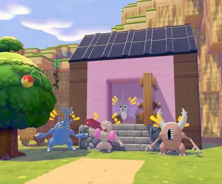 A Pokemon Pokopia house