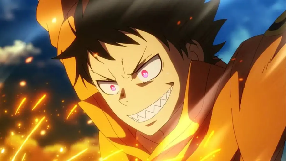 Shinra Kusakabe as seen in Fire Force anime