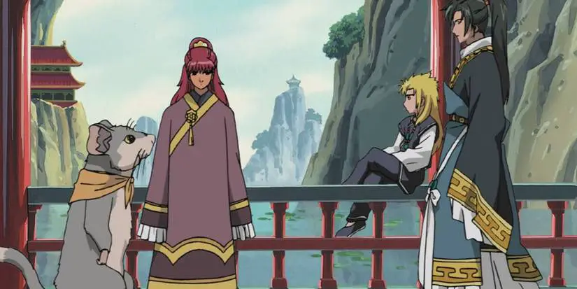 Yoko Nakajima, Rakushun, Enki, And Shoryu in The Twelve Kingdoms.