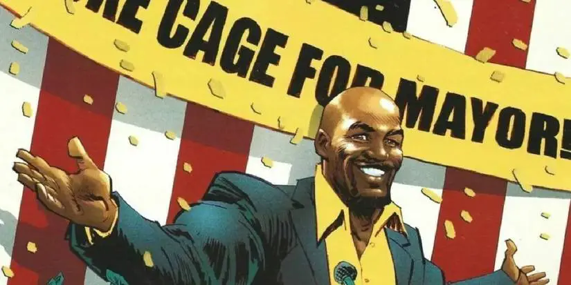 Luke Cage being elected mayor of New York City.