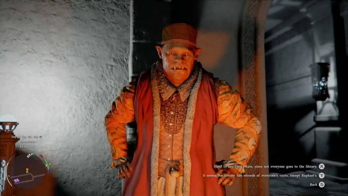 The Scholastone steward in Crimson Desert's Contradiction quest