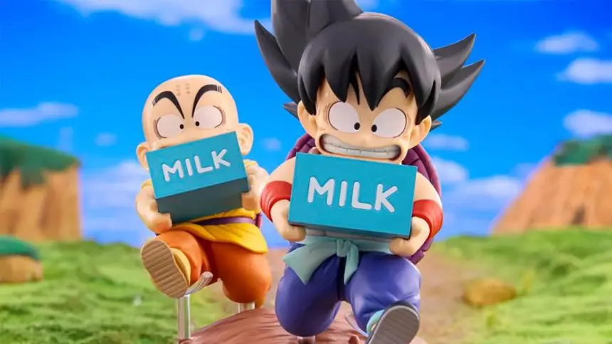 Nova Figura de Goku e Krillin Revive Nostalgia de Dragon Ball - Goku & Krillin Fantastic Adventures 2