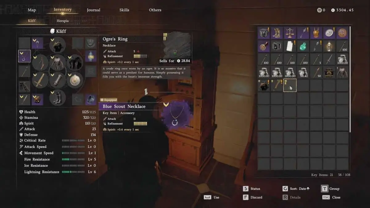 ogres ring necklace crimson desert