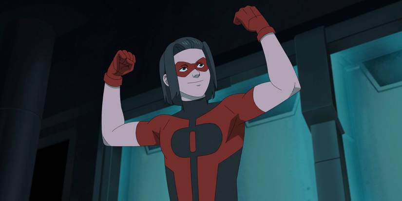 Oliver Grayson in his Kid Omni-Man suit in Invincible Season 4.