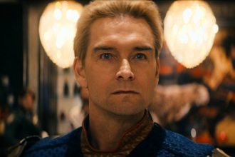 Homelander de The Boys em cena dramática