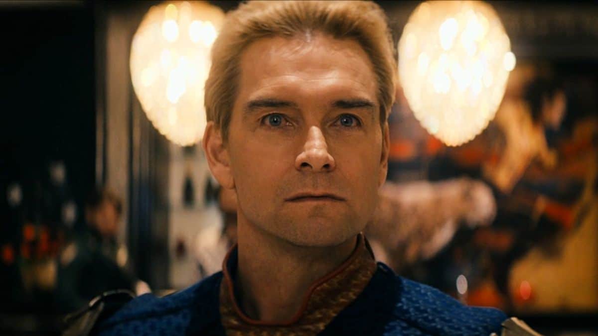 Homelander de The Boys em cena dramática