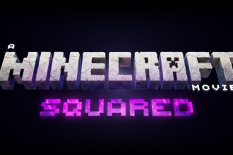 Anúncio do filme A Minecraft Movie: Squared