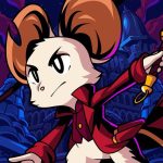 Imagem do jogo Mina the Hollower mostrando a arte e personagens
