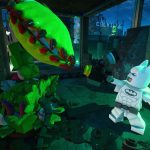 LEGO Batman enfrentando plantas em Gotham
