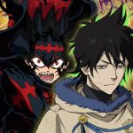 Personagens de Black Clover em batalha