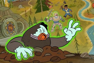 Imagem do jogo Fallout 76 com destaque para novas mecânicas.