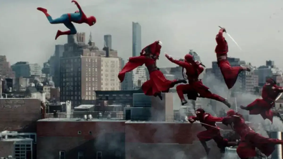 Imagem oficial do filme Homem-Aranha: Um Novo Dia