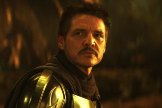 Pedro Pascal e Grogu em 'The Mandalorian'