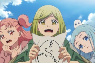 Coco em uma cena mágica de Witch Hat Atelier