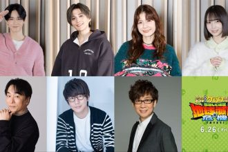 Imagem do novo filme Sgt. Frog com personagens principais e elenco