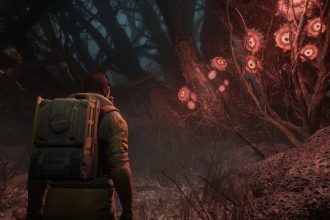 Capa do jogo de horror inspirada em Lovecraft
