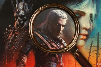 Arte-chave da expansão Songs of the Past de The Witcher 3