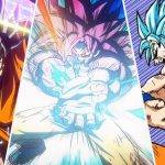 Goku usando o Kamehameha em batalha