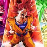 Goku em sua transformação Super Saiyan God