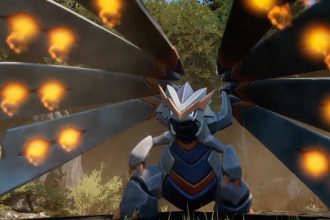 Palworld captura de criaturas em um mundo vibrante
