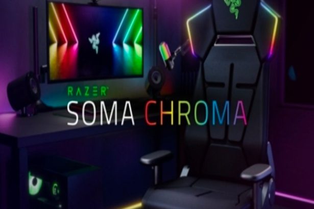 Razer Soma Chroma, cadeira gamer RGB com design ergonômico