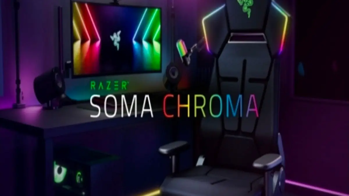 Razer Soma Chroma, cadeira gamer RGB com design ergonômico
