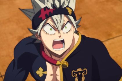 Asta de Black Clover em uma cena de ação