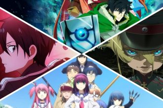 Ilustração de animes isekai