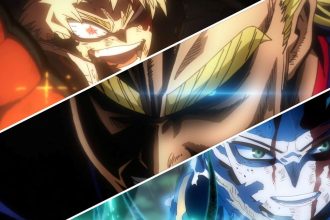 Capa de My Hero Academia com personagens principais