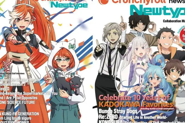 Capa da revista Crunchyroll News x Newtype