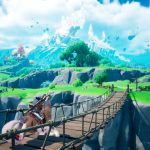 Screenshot do jogo Dragonsword, mostrando um mundo vibrante e personagens em ação.