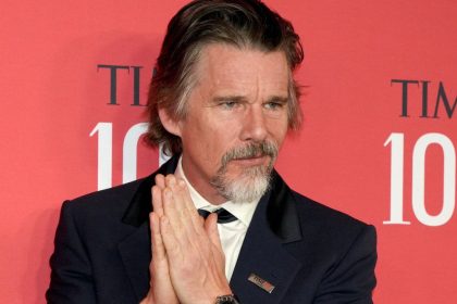 Ethan Hawke durante as filmagens de The Lowdown